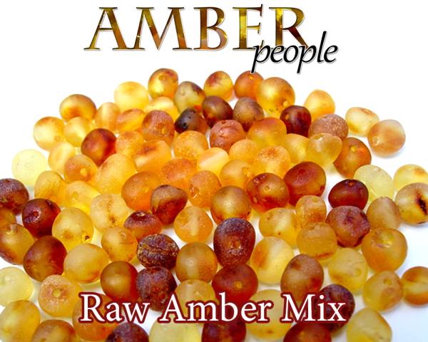 baltic amber loose beads for craftings - raw amber beads in mixed colours