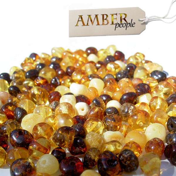 baltic amber loose beads for craftings polished in mixed colours