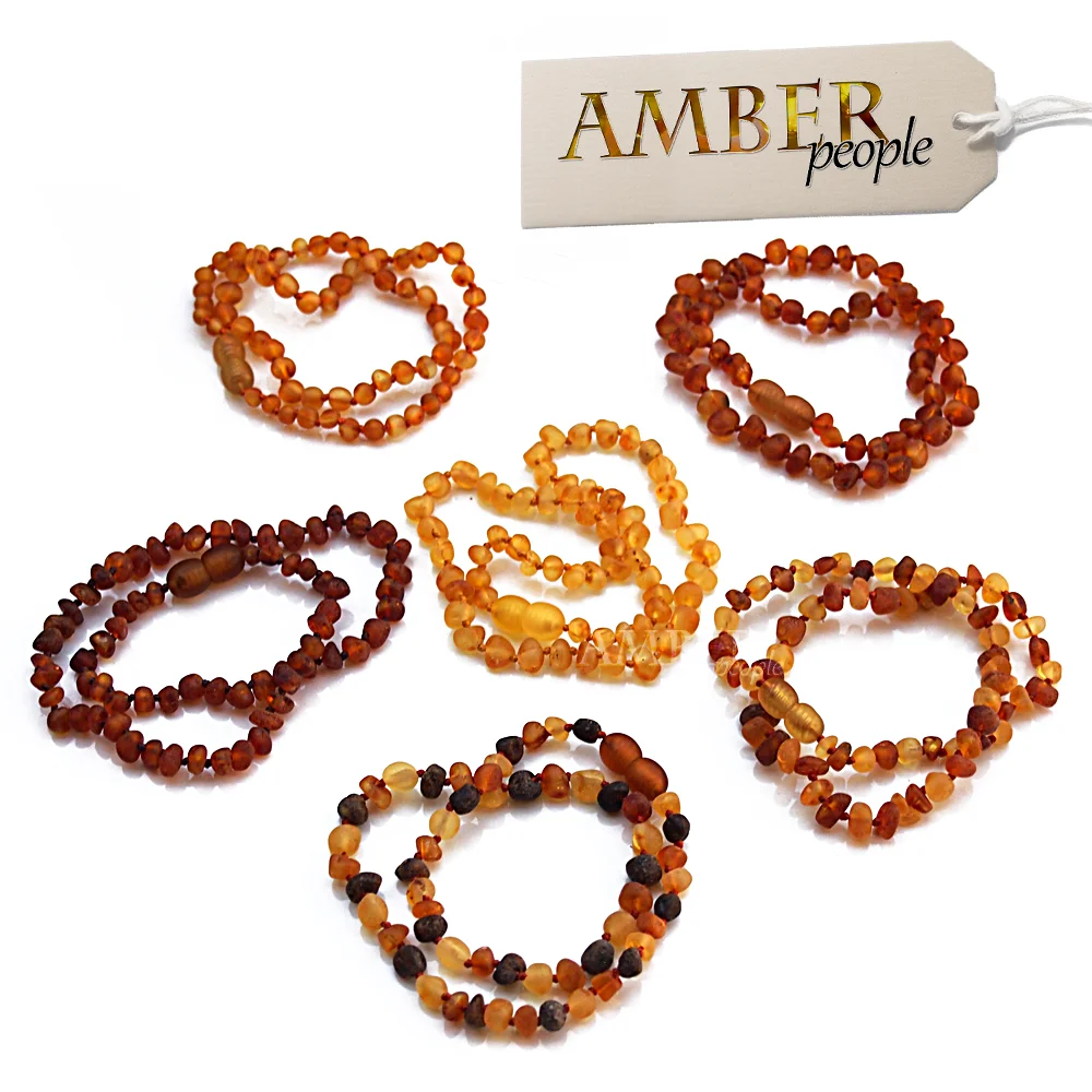 Raw unpolished baltic amber best sale teething necklace