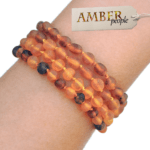 UNTREATED RAW Baltic Amber Bracelets for Adults (19-21cm) Natural Healing, Authentic